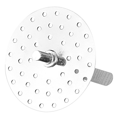 Trichter aus Edelstahl mit Siebeinsatz und Henkel, Trichterauslaufsdurchmesser 1.5 cm, Durchmesser 15 cm - 3
