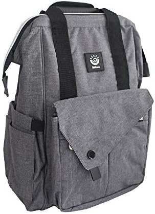 Changing bag baby changing backpack multi-functional waterproof USB travel changing bag no formaldehyde with 2 pram hooks large capacity baby bag casual school backpack backpack dual USB charging port