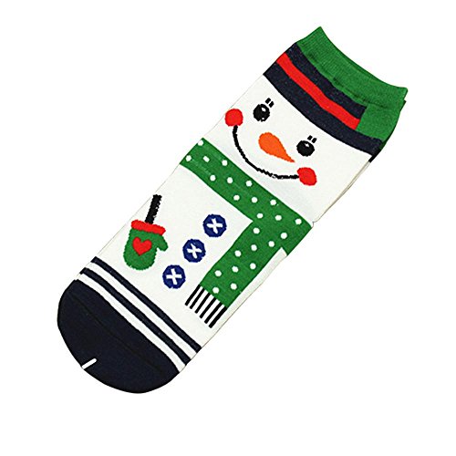 Preisvergleich Produktbild Ba Zha Hei Damen Mädchen Weihnachtssocken Christmas Socks Weihnachtsmotiv Weihnachten Festlicher Baumwolle Socken Mix Design für Damen Mädchen