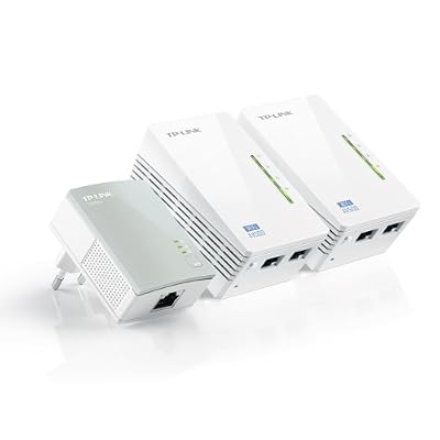 TP-Link CPL AV500 Wi-Fi 300 Mbps, 2 Ports Fast Ethernet, Pack de 3 CPL (TL-WPA4220T KIT)