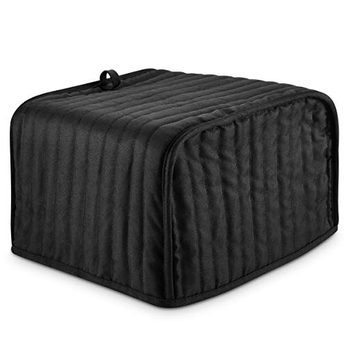 Toaster-Abdeckung, 4 Scheiben, Schwarz