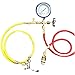 Price comparison product image R134A R22 Recharge Hose Car Air Conditioning A/C Refrigeration Kit Manifold Gauge Set