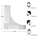 IUQY Beard Styling | Beard Shaping Template & Beard Bib Catcher, Shaping Template Comb Tool For Line up & edging - Beard Catcher Apron for Shaving Man Groomer Gift