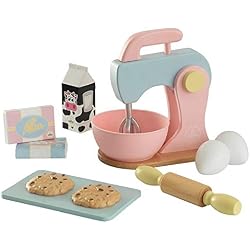 KidKraft 63371 Ensemble cuisine et pâtisserie en bois Couleurs pastel Accessoires pour enfant