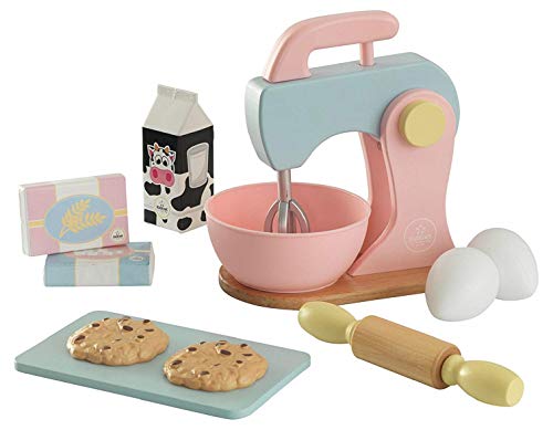 KidKraft 63371 Ensemble cuisine et pâtisserie en bois Couleurs pastel Accessoires pour enfant