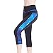 Produktbild SEYO Sport Leggings Damen Yogahosen Leggins Hohe Taille Fitnesshose Sporthosen mit Taschen (X-Large, Sternen Blau)