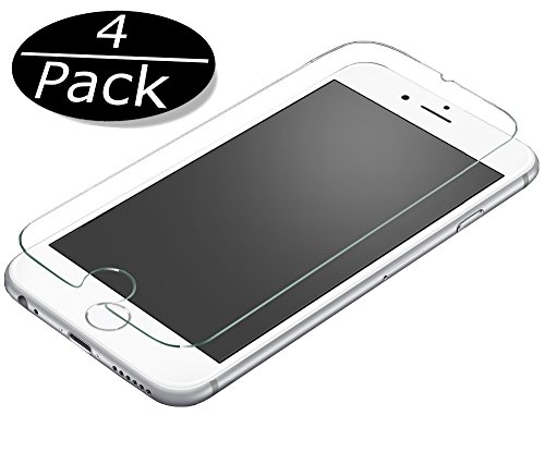 4x iPrime® Premium Apple iPhone 6/6s Panzerfolie aus TPU Anti Shock Folie Panzer Schutzfolie Displayschutzfolie - Vorderseite Front