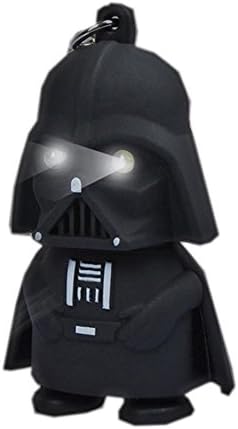 Darth Vader Keyring Star Wars Keychain LED Light Torch Sound