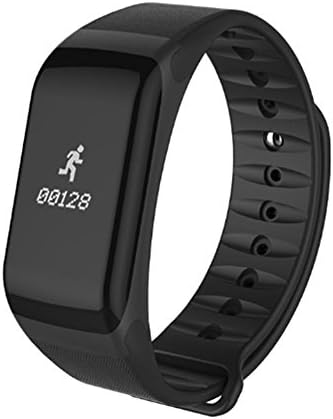 Smart Bracelet Heart Rate Monitor Smart Wristband iband With OLED Screen , black