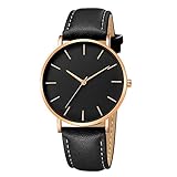 IG-Invictus Geneva Fashion Men Datum Legierung Fall Kunstleder Analoge Quarz-Sportuhr 678 Männer Gürtel Uhr Rose Gold Schwarz Schwarz Gürtel