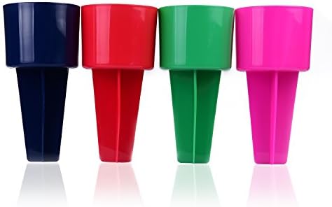 Beach Sand Coaster Drink Cup Holder – 4 Pack Mix Color