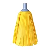 Medidas: 10 x 7 x 30 cm TATAY 1040600 - Fregona Universal a rosca de Tiras Suaves, Amarillo, 10 x 7 x 30