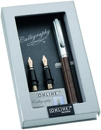 Set Best Writer calligraphy pen Vision Nature African Maroon, nib 1,4mm, 0,8mm, 1,8mm in Magnet Box