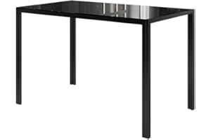 Vicco tavolo da pranzo Grand, Nero, 120 x 75 cm