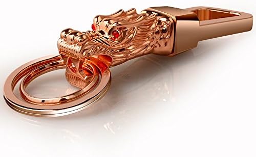 GAOQINQIN Car Key Ring Zinc Alloy Faucet Pendant Gift (Color : Rose gold)