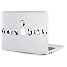 Produktbild iDOO MacBook Schutzhülle / Hard Case Cover Laptop Hülle [Für MacBook Air 13 Zoll: A1369/A1466] - Kleine süße Pandas