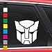 Price comparison product image Transformer Decal Sticker - JDM Euro Car Bike Window Wall Bumper Laptop - Made in UK (Yellow)