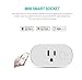 Produktbild Intelligente WLAN Steckdose Smart Plug Wi-Fi Steckdose Funktioniert Mit Amazon Alexa [Echo, Echo Dot], Google Home Und IFTTT Mit App Fernsteuerung Für Ios Und Android Überall Und Zu Jeder Zeit, Kein Hub Erforderlich,1 Stück