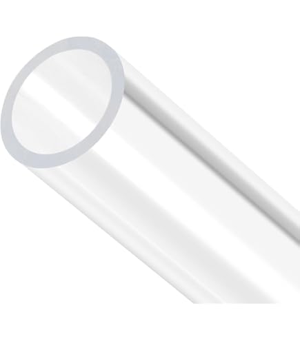 Tuyau Acrylique Rigide Transparent | 9x12 Mm | Longueur 30 Cm | Parfait Aquarium Plomberie Bricolage | Vue Du Flux - 4