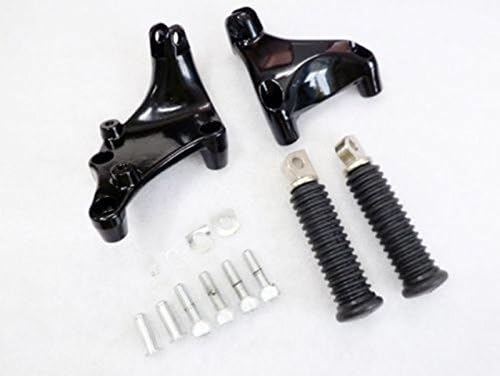 OKTI Passenger Rear Foot Pegs Footpegs For Harley Sportster XL883 XL1200 IRON 883 48 72 2014-2016 by Okti