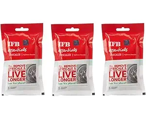 IFB Descaling Drum Cleaning Powder For Top Load Washing Machine Dishwashers Front Load Washing Machine Dishwashing Detergent Pack Of 3-100 gm