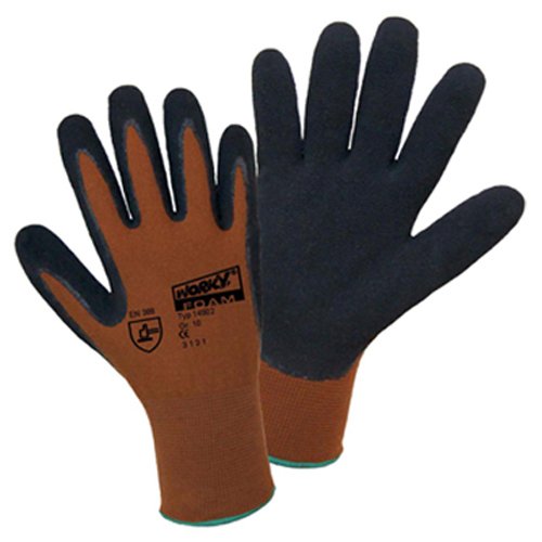 WORKY Feinstrickhandschuh FOAM Nylon Latex Gr. 10 - Handschuhe - Arbeitshandschuhe - Sicherheitshandschuhe