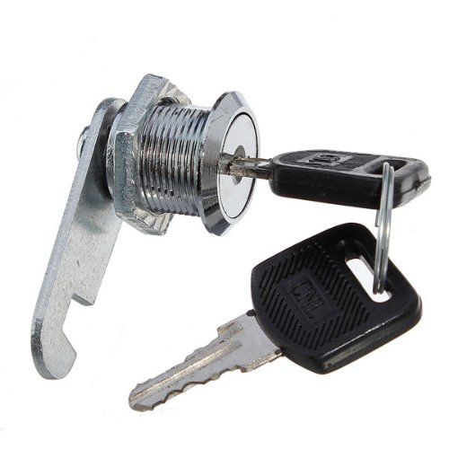 New 2 Keys Door Cabinet Drawer Cupboard Cam Camlock Security Lock@Kuntaashop