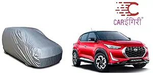 Carigiri Car Body Cover for Nissan Magnite (with Triple Stiched, Silver Matty )
