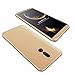 Produktbild AILZH Huawei Mate 10 Lite Hülle 360 Grad Schutzhülle PC Schale Anti-Schock Shockproof Ganzkörper Schützend Anti-Kratz Stoßfänger 360° Full-Cover Case Matte Schutzkasten 3 in 1(Gold)