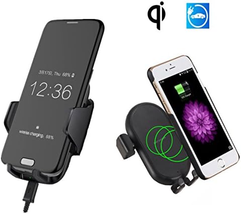 JOYCAM Wireless Car Charger Portable Car Phone Holder Fast Charger For iPhone 8/8 Plus/iPhone X, S8/S8 Plus/S7/S7 Edge/S6/S6 Edge/S6 Edge Plus