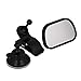 BQLZR Black Car Seat Rear Facing Back View Mirror for Baby View In Sight with Clip and Suction Cup