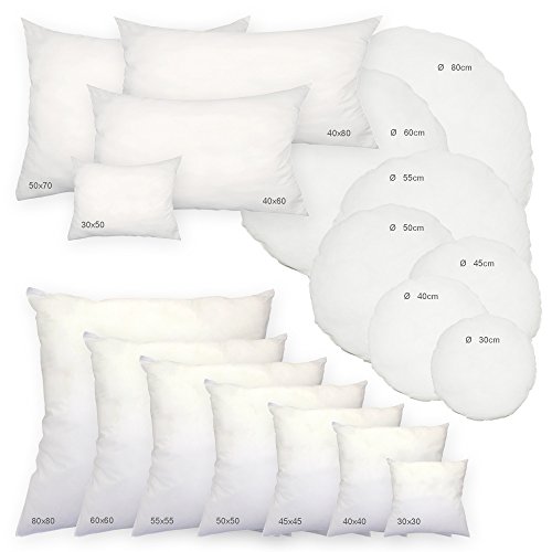 Polyester Füllkissen Kissenfüllung weiß Dekokissen Sofakissen eckig Kissen ca. 45×45 cm - 2