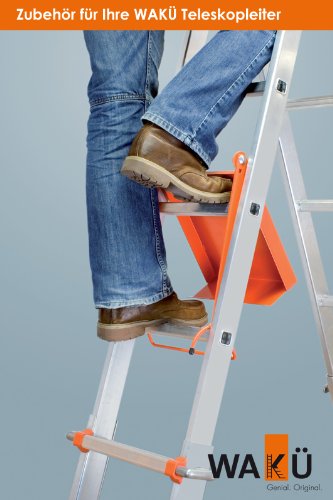 Plattform zum Einhängen in Leitern, Stehleitern, Anlegeleitern - 2