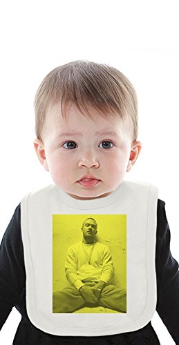 Justin Timberlake Yellow Organic Baby Bib With Ties Medium