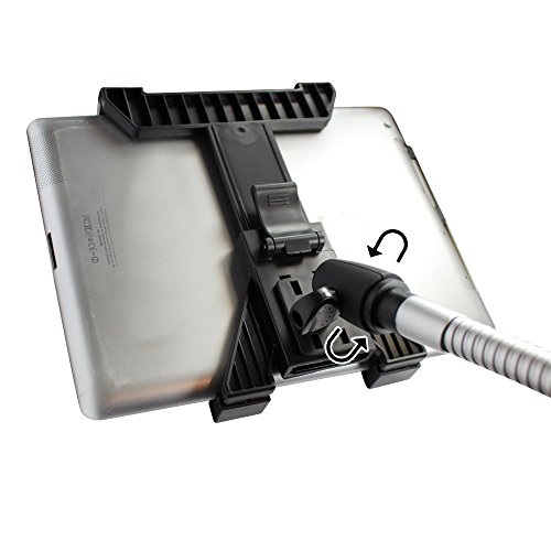 CaseGuru Presents The Home Entertainment Podium Floor Stand Fully Motion Rotatable Floor Stand Holder for iPad 4, iPad Retina, iPad 3, iPad 2, Samsung Galaxy Tab, Blackberry Playbook, Barnes and Noble Nook HD Tablets and Various Tablet PCs/ Tablets/ eReaders KIOSK Stand ideal for Home Use/ Office Use/ Exhibition Use and Store Use