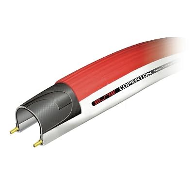 Elite Coperton FA003511016 Pneu à fixer sur appareil d'entrainement pour vélo Rouge / blanc