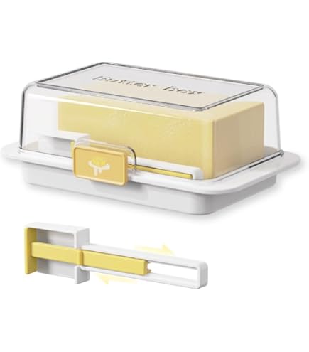 Beurrier Empilable De Haute Qualité Avec Fermeture, Boîte De Rangement En Plastique