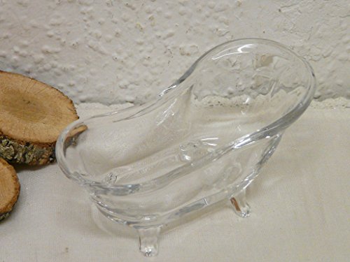 Nostalgie Seifenschale BADEWANNE Wanne aus Glas