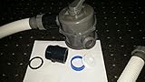  Adaptador EF2 para Bestway 58126 filtro de arena (de antes 2012) - 38mm manguera adaptador de manguera conector de la piscina