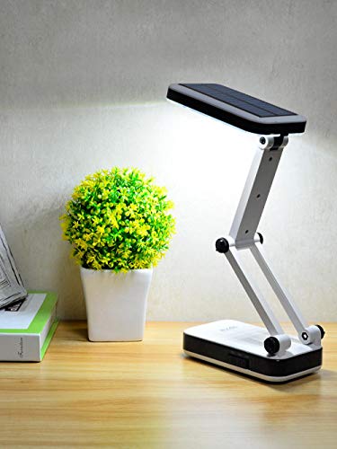Preisvergleich Produktbild Solarlade kleine Tischlampe LED Klapp für Schlafzimmer Schreibtisch Schlafsaal Bett Schlafzimmer, direkte Aufladung