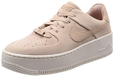 NIKE W Af1 Sage Low, Chaussures de Basketball Femme, Multicolore Particle Beige-Phantom 201, 40 EU
