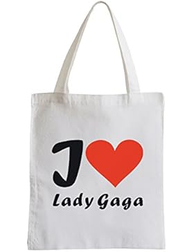 I love Lady Gaga Fun Jutebeutel