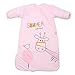 Produktbild Happy Cherry Baby Schlafsack mit abnehmbare Ärmel Unisex Kind Tier Muster Pyjamas Mädchen Jungen Baumwoll Overall Dick Einteiler Schlafanzug Für Herbst & Frühjahr & Winter Asiatische Größe L - Rosa