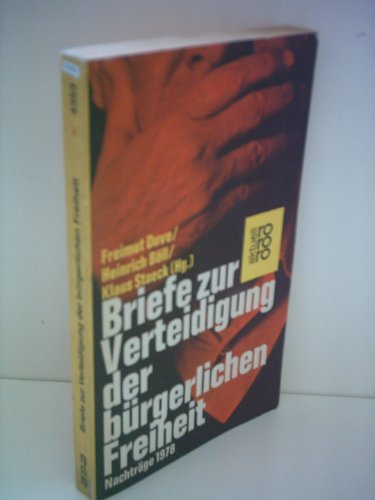 Briefe zur Verteidigung der bürgerlichen Freiheit: Nachträge 1978