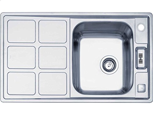 Preisvergleich Produktbild Teka Cuadro 45 B-CN Edelstahl-Spüle