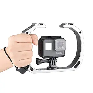 SIDRUM Aluminum Alloy Film Making kit Video Cage Diving Rig Stabilizer for GoPro & All Action Cameras(PC-04-GOPRO)