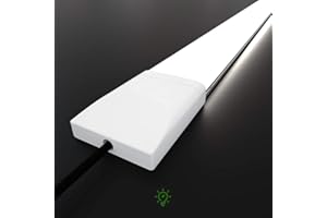 ‎ANTEN Anten Feuchtraumleuchte 120CM 36W Flache (3CM Höhe) Neutralweiß 4000K, Led Röhre Reihenschaltung Werkstattlampe IP65 Wasserfest Leuchte für Garage Keller Werkstatt Feuchtraum Bad Büro Warenhaus
