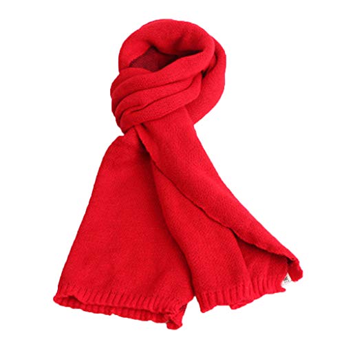 Preisvergleich Produktbild Lamdoo 200x70cm Frauen Mädchen Winter Reversible verdickter Schal Rot