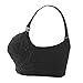 UTOVME Women Maternity Nursing Lace Clip Down Underwire Adjustable Breastfeeding Bra,Black