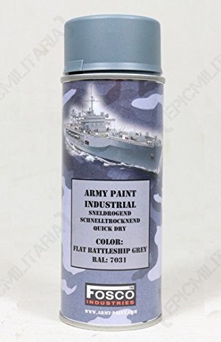 400ml Military Style SPRAY PAINT (Army Spray Paint - Battle Ship Grey)